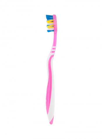 Zigzag Flexible + Tongue Cleaner Soft Toothbrush Multicolour