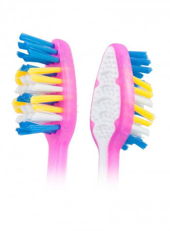 Zigzag Flexible + Tongue Cleaner Soft Toothbrush Multicolour