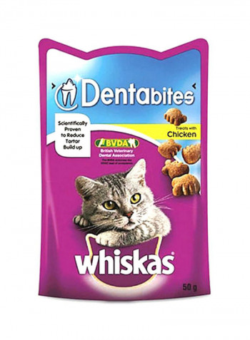 Dentabites With Chicken Cat Treats 50g