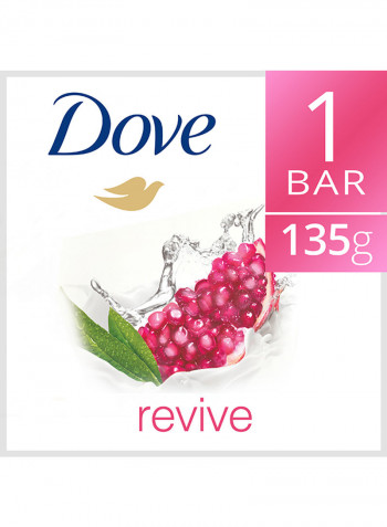Go Fresh Natural Beauty Cream Bar Soap Revive With Pomegranate 135g