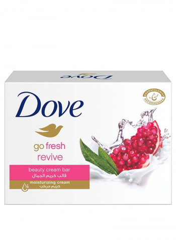 Go Fresh Natural Beauty Cream Bar Soap Revive With Pomegranate 135g