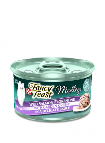 Wild Salmon Florentine With Garden Green In A Delicate Sauce Multicolour 85g