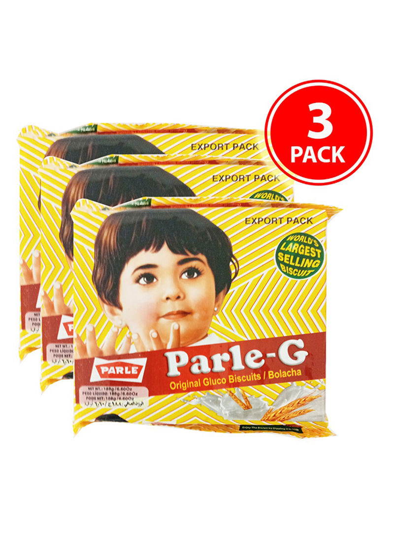 Orignal Glucose  Biscuits 188g Pack of 3