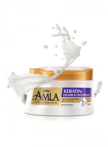 Keratin Volume And Thickness Styling Hair Cream 140ml