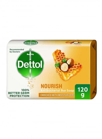 Nourish Anti-Bacterial Bar Soap 120g - Honey And Shea Butter 120g