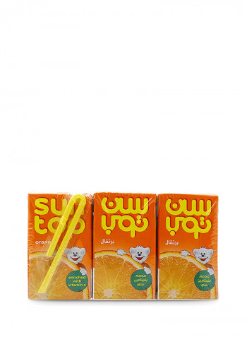 Orange Juice Tetra Pack 125ml Pack of 6
