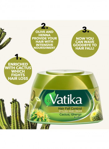 Vatika Natural Hair Fall Control Styling Hair Cream 140ml
