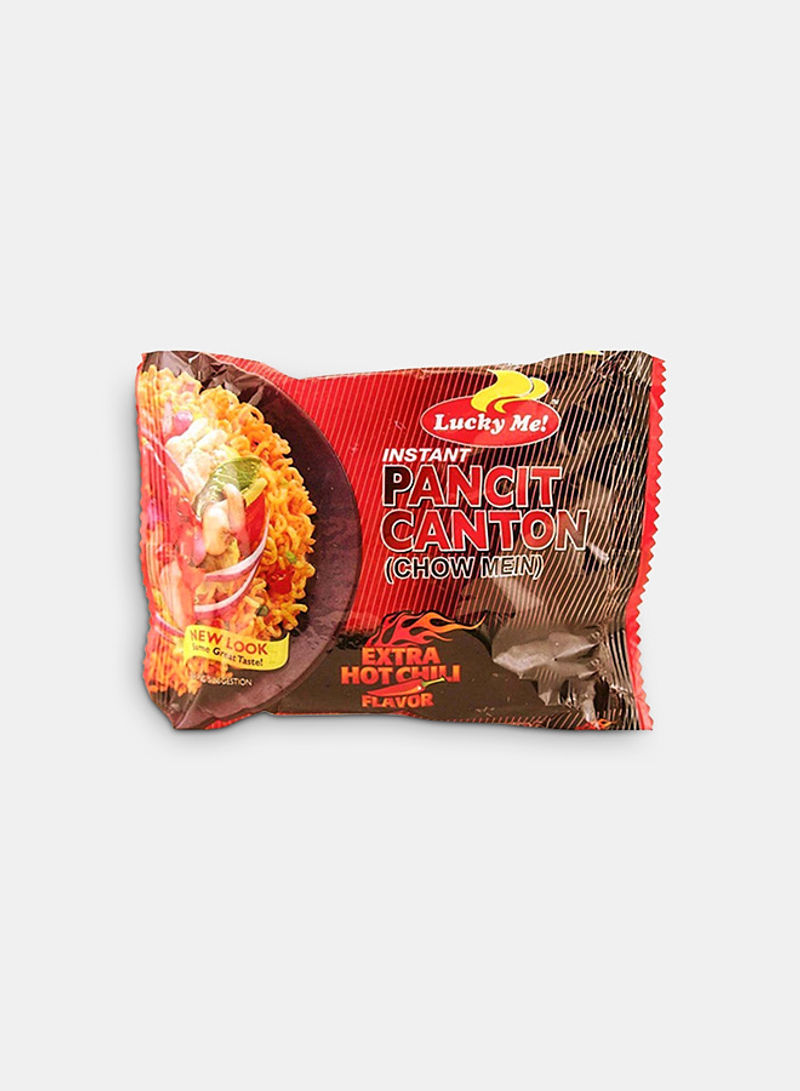 Pancit Canton Extra Hot Chilli Flavor Noodles 60g
