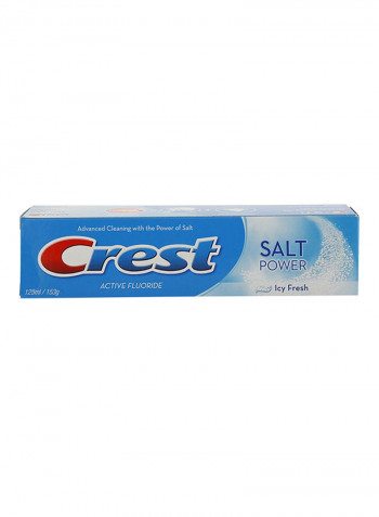 Active Fluoride Salt Power Icy Fresh Toothpaste 125ml