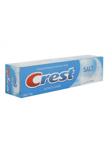 Active Fluoride Salt Power Icy Fresh Toothpaste 125ml