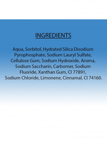 Active Fluoride Salt Power Icy Fresh Toothpaste 125ml