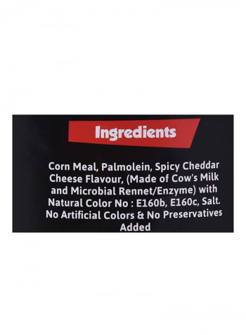 Spicy Hot Cheese Corn Curls 80g
