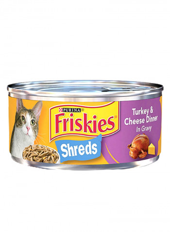 Friskies Shreds Turkey And Cheese in Gravy 156g