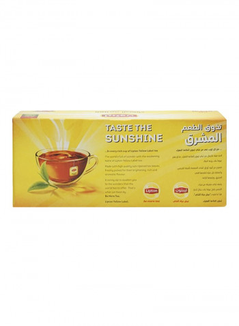 Yellow Label Black Tea, 25 Teabags