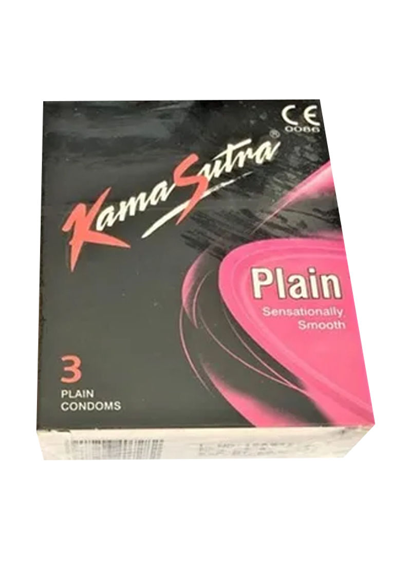 3-Piece Plain Condoms