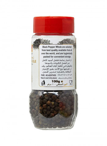 Black Pepper Whole Jar 100grams