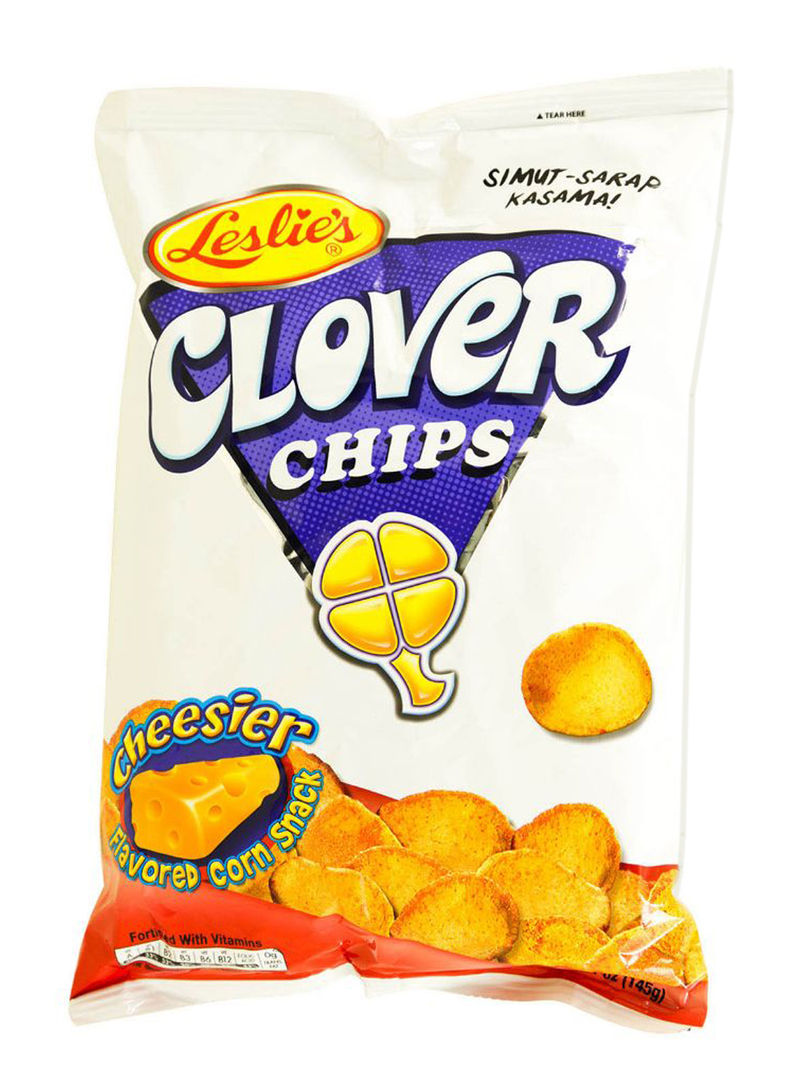 Clover Chips Cheesier Flavored Corn Snack 145g