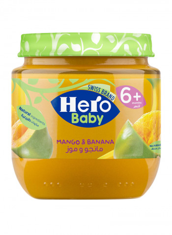 Mango And Banana Baby Food, 6+ Months 125g