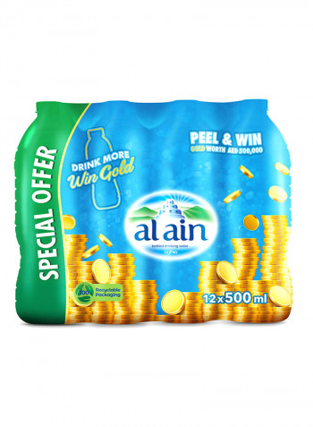 Bottled Water 500ml Pack of 12