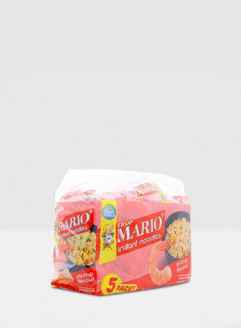 Pack Of 5 Mario Shrimp Flavour Instant Noodles 350g