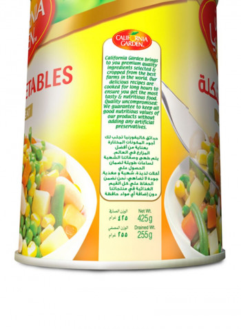 Canned Ready to Eat Mixed Vegetables 425g
