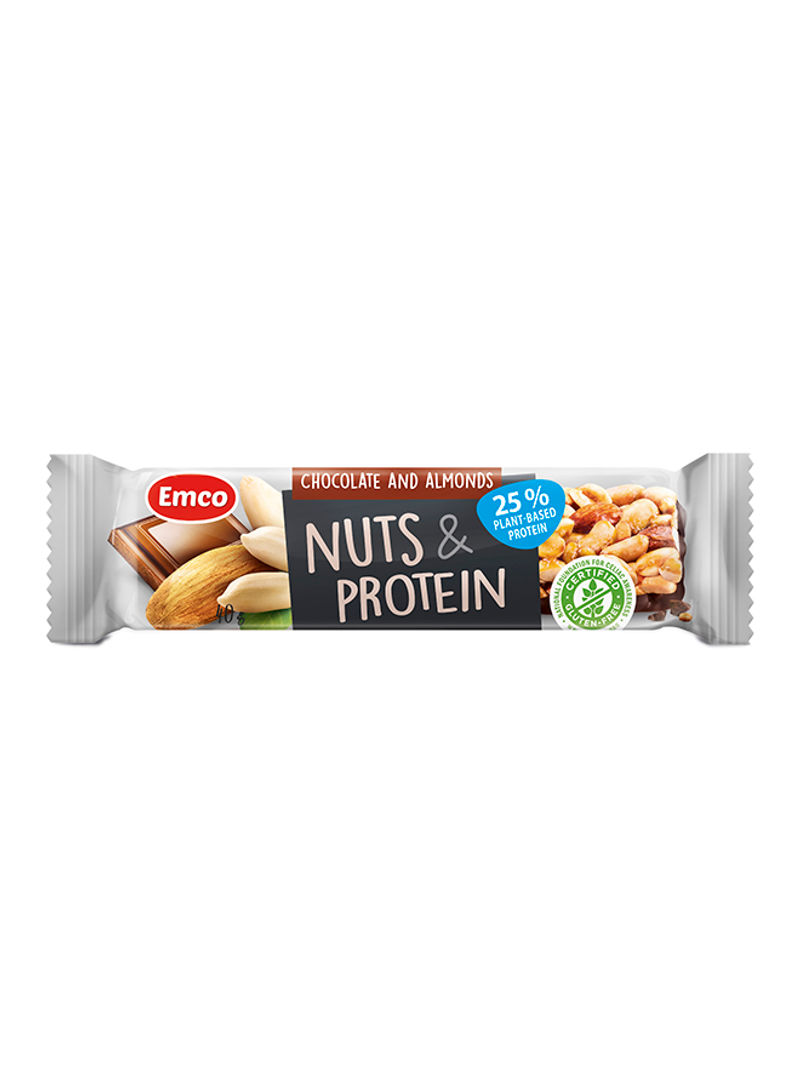 Chocolate Almonds Nuts And Protein Bar 40g