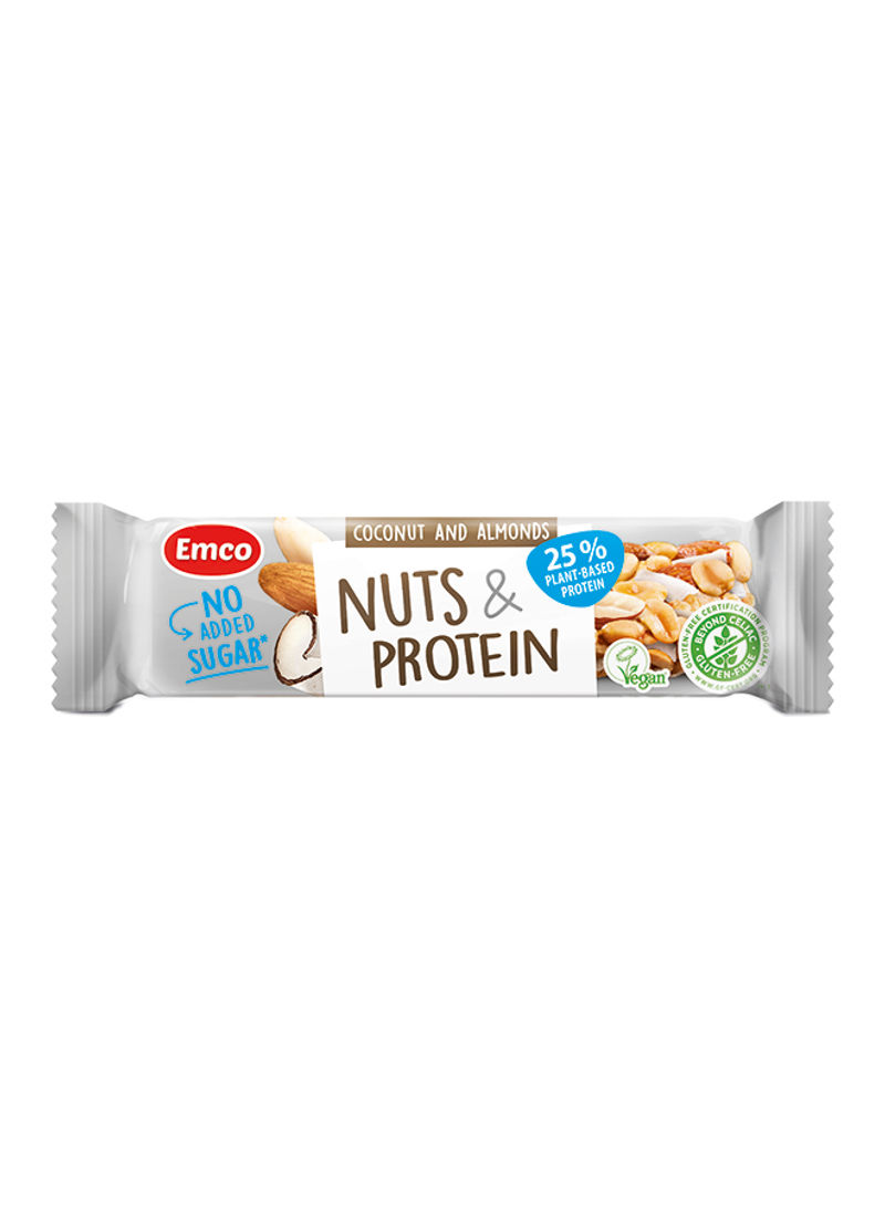 Coconut Almonds Nuts And Protein Bar 35g