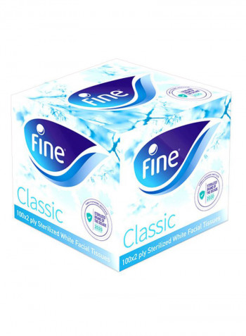 Classic Sterilized Facial Tissues White