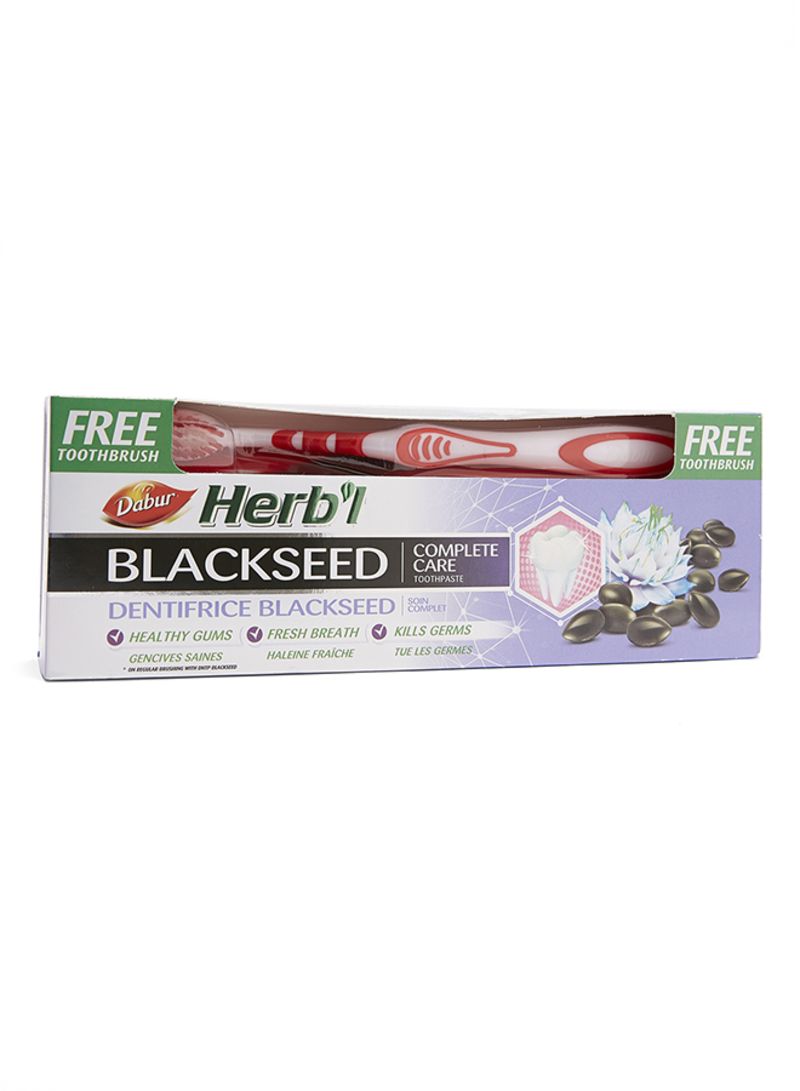 Herbal Black Seed Toothpaste With Toothbrush 150g