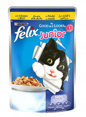 Felix Junior Chicken In Jelly Wet Food 100g