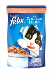 Felix Salmon In Jelly Cat Food 100g