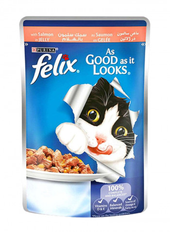 Felix Salmon In Jelly Cat Food 100g