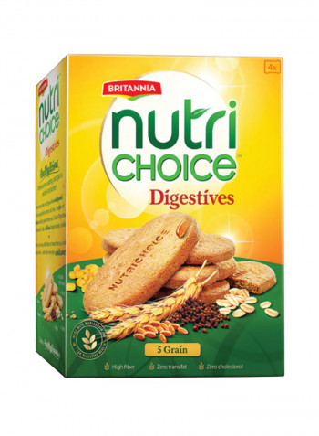 Nutri Choice 5 Grain Biscuits 200g Pack of 4