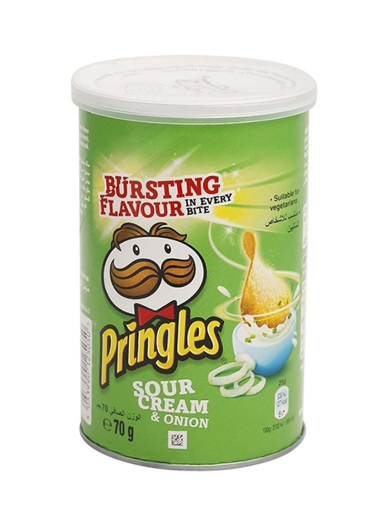 Sour Cream And Onion Chips 70g