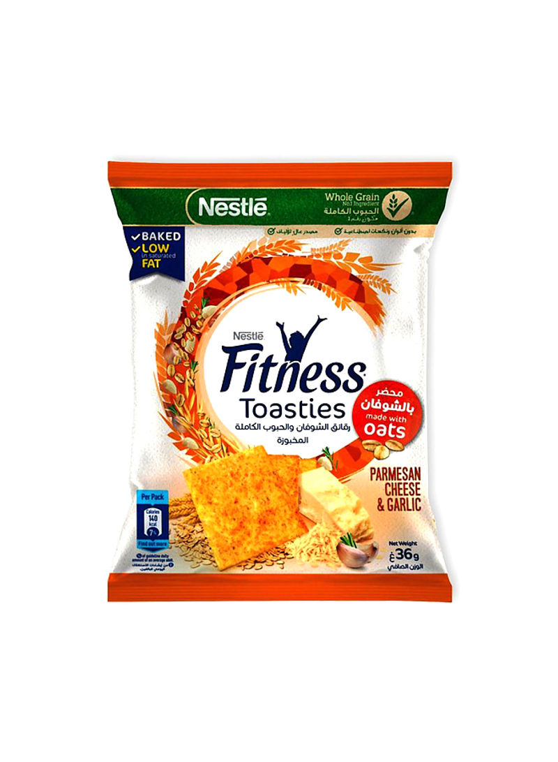 Fitness Toasties Parmesan Cheese And Garlic 36g