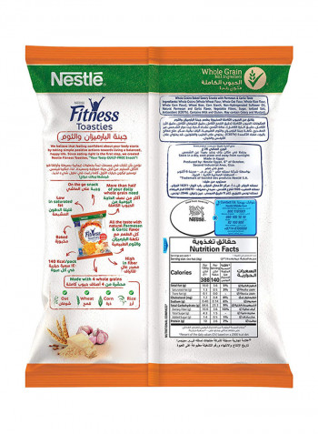 Fitness Toasties Parmesan Cheese And Garlic 36g