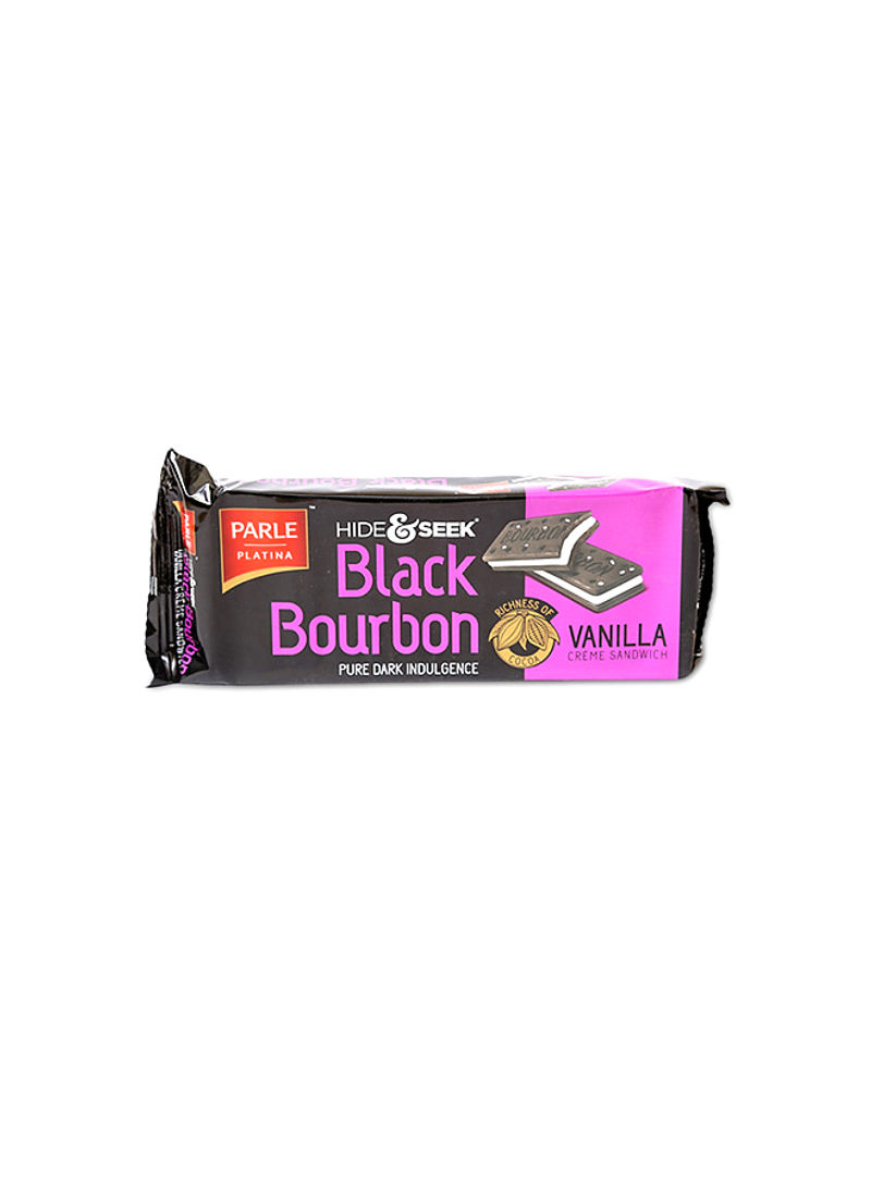 Platina Hide And Seek Black Bourbon Vanilla Cream Sandwich 100g