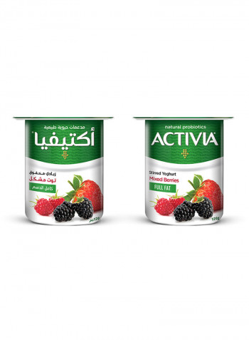 Stirred Yoghurt Full Fat Mixed Berries 120g