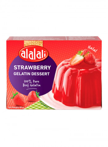 Strawberry Gelatin Dessert 85g