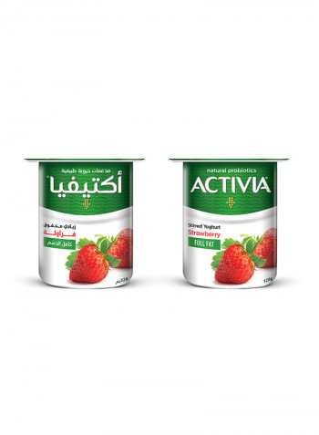 Stirred Yoghurt Full Fat Strawberry 120g