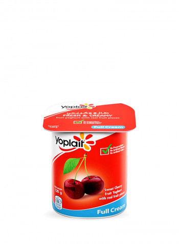 Full Cream Sweet Cherry Fruit Yogurt 120g