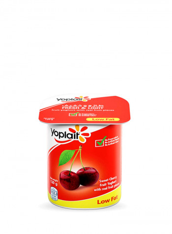 Low Fat Sweet Cherry Fruit Yogurt 120g
