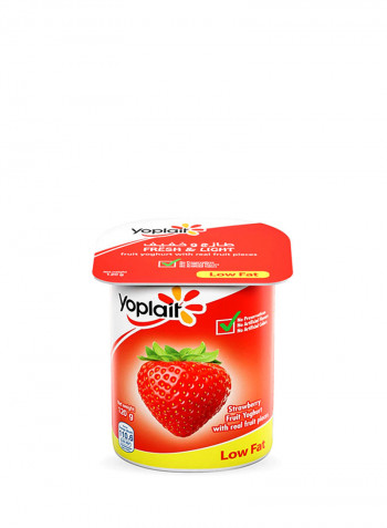 Low Fat Strawberry Fruit Yogurt 120g