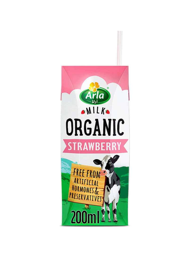 Organic Milk Strawberry   200ml