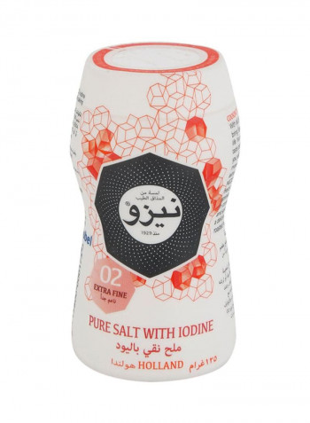 Iodized Salt Red Botttle Shaker 125g