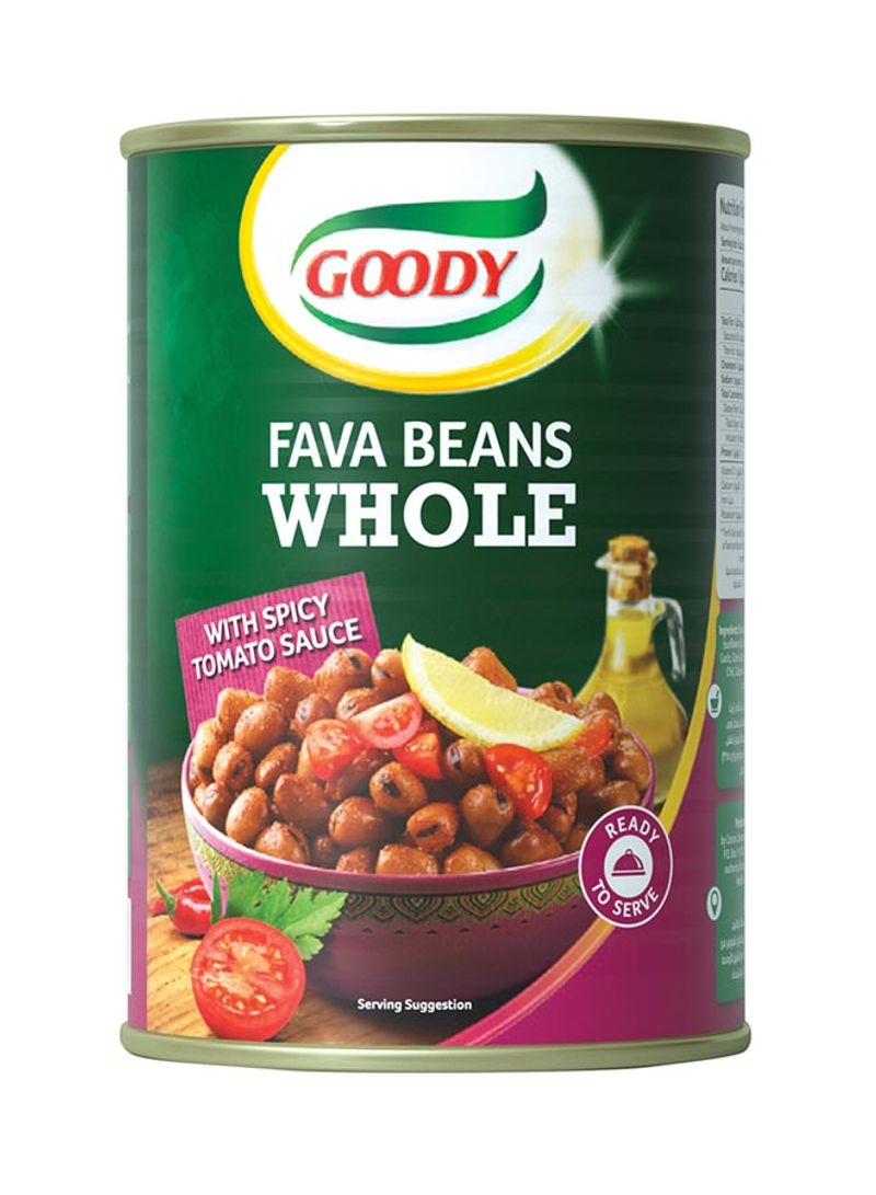 Fava Beans Whole With Spicy Tomato Sauce 450g