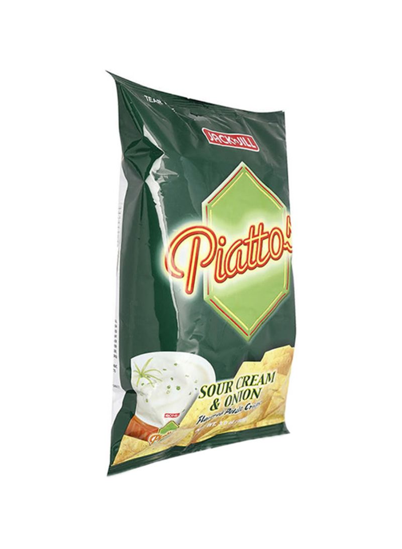 Piattos Sour Cream & Onion Flavored Potato Crisps 85g