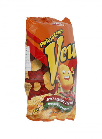 Vcut Potato Spicy Barbecue Flavor Chips 60g