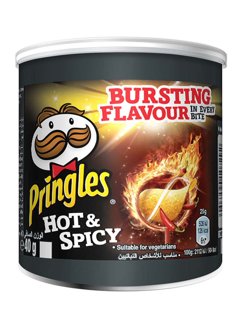 Hot & Spicy Potato Chips 40g