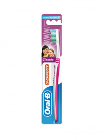 3-Effect Classic Toothbrush - 40 Medium Assorted Colour medium